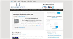 Desktop Screenshot of investmentreviewclub.com
